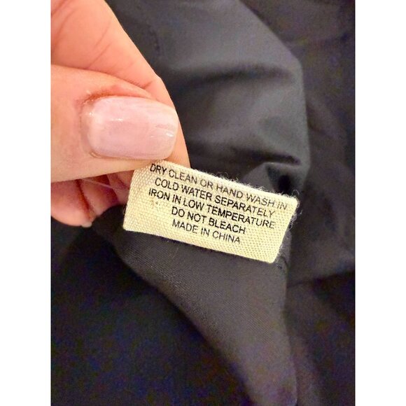 CeliaB Umi Black Tie Shoulder Embroidered Ruffle Midi Dress NWOT - Size S - Picture 8 of 11